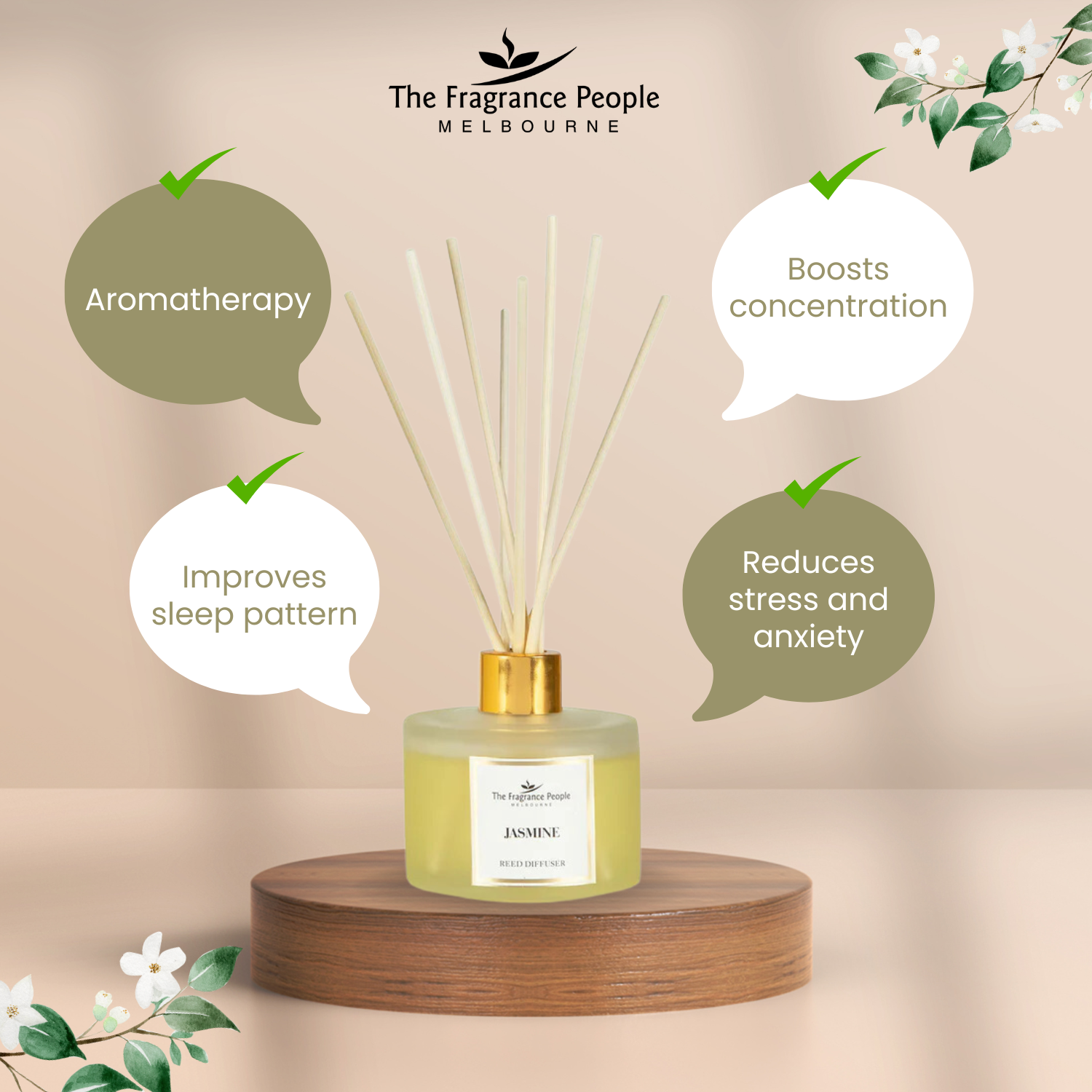 Reed Diffuser Set Jasmine